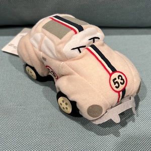 3/$25 The Disney store mini bean bag "Herbie the love bug" 6"